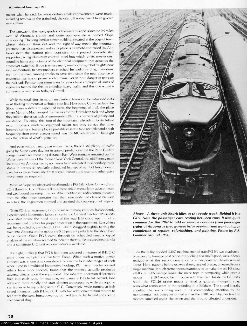 PRR "Soliloquy Of Altoona," Page 28, 1978